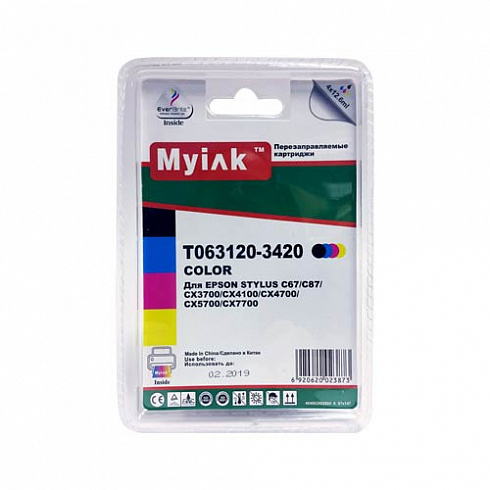 Картридж струйный EPSON T0631/T0632/T0633/T0634 Все цвета   MyInk