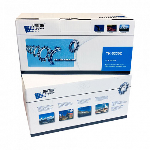 Картридж лазерный KYOCERA TK-5230C Голубой (2 200 страниц) UNITON Premium