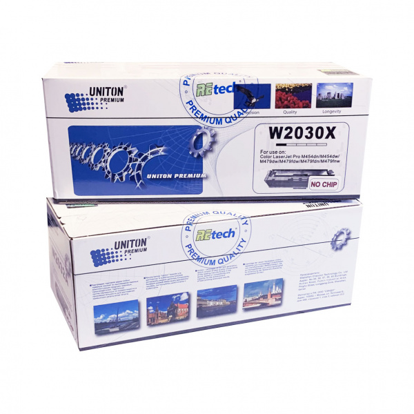 Картридж лазерный HP 415X (W2030X no chip) Черный (7 500 страниц) UNITON Premium